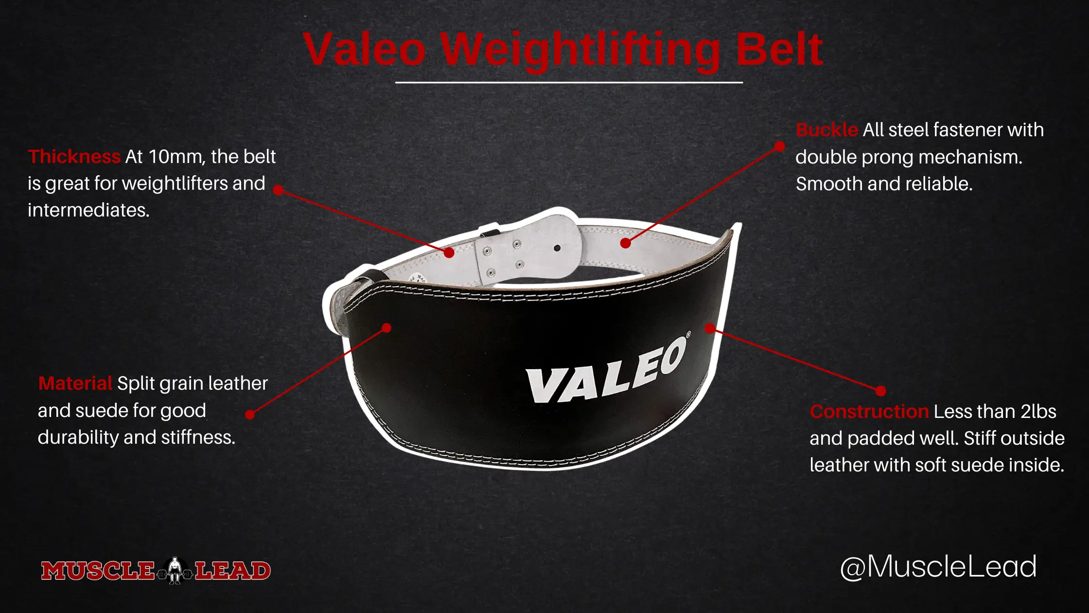 valeo weightlifting belt overview