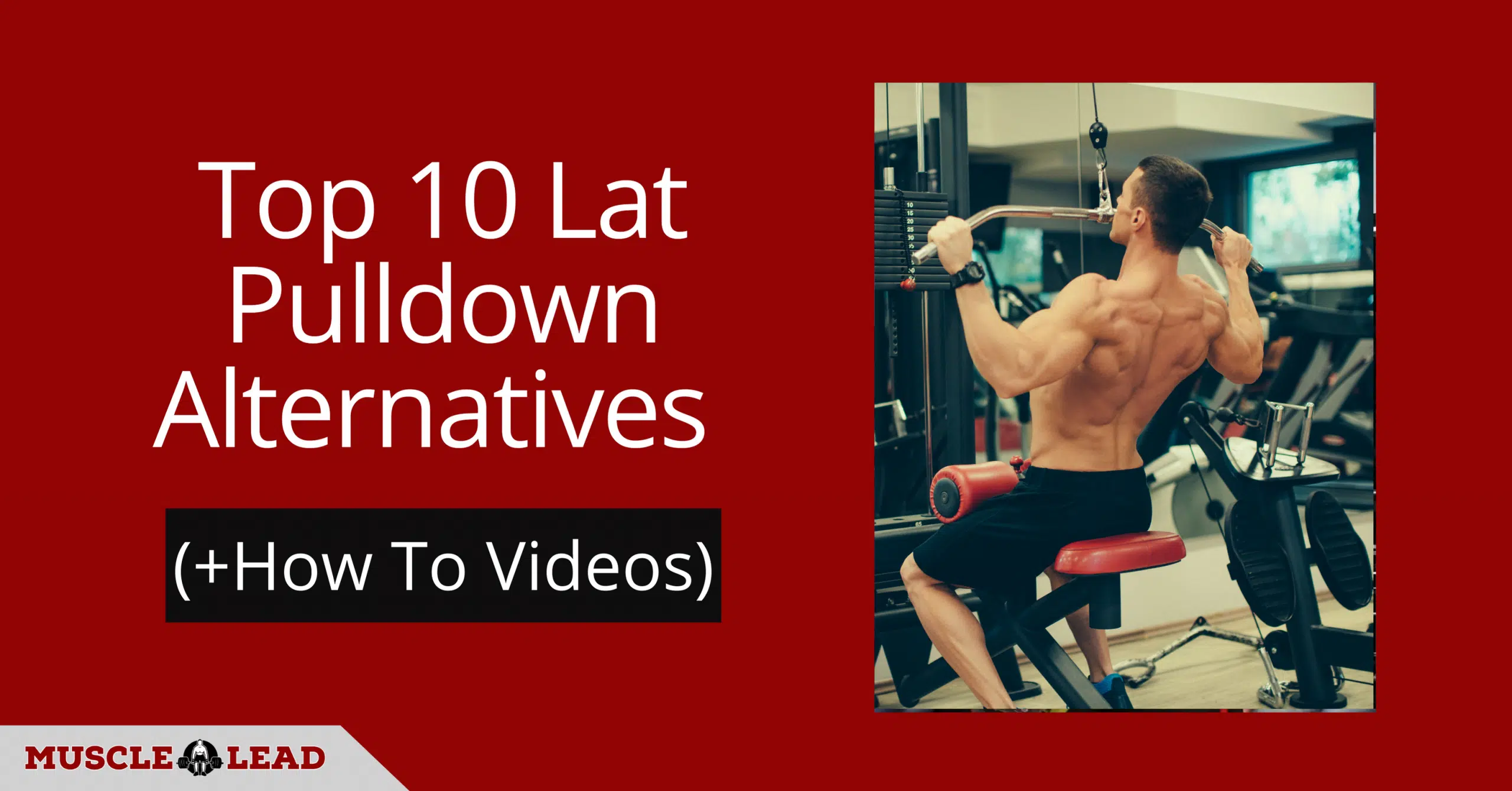 Top 10 Lat Pulldown Alternatives (+How To Videos)